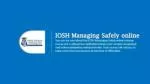 IOSH Managing Safely online - slide 1