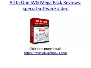All In One SVG Mega Pack Reviews-Special software video