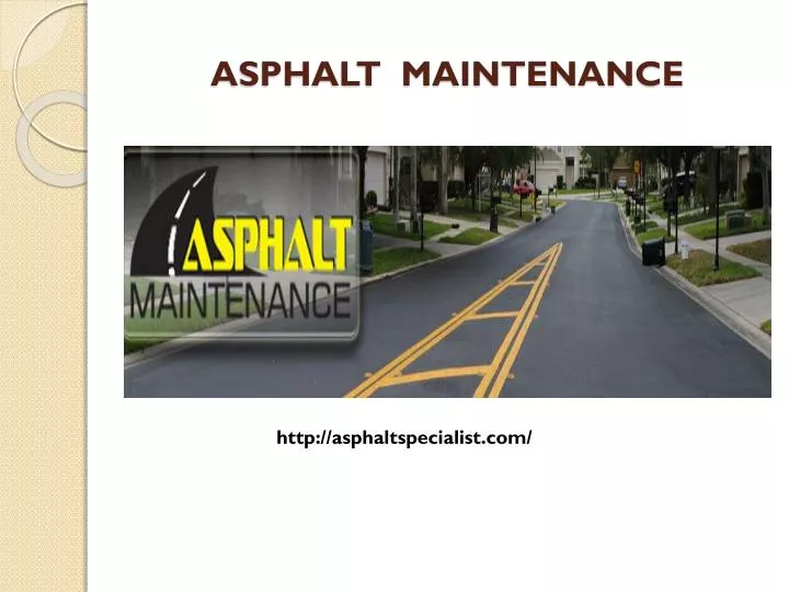 asphalt maintenance