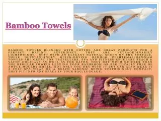 Bamboo Towels UK