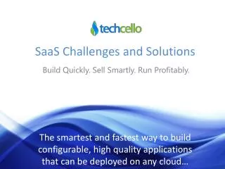 SaaS Challenges and Solutions