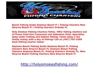 Beach Fishing Guide Daytona Beach Fl | Fishing Charters New