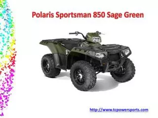 Polaris Sportsman 850 Sage Green