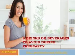 8 drinks or beverages to avoid during pregnancy