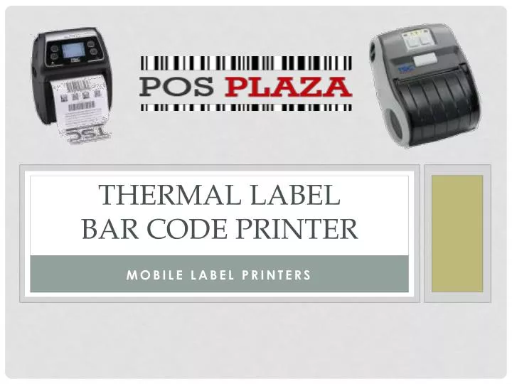 thermal label bar code printer