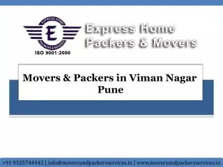 Movers and Packers in Viman Nagar Pune | Express Home Packer