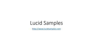 LucidSamples - samples packs