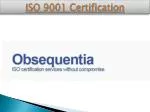 ISO 9001 Certification - slide 1