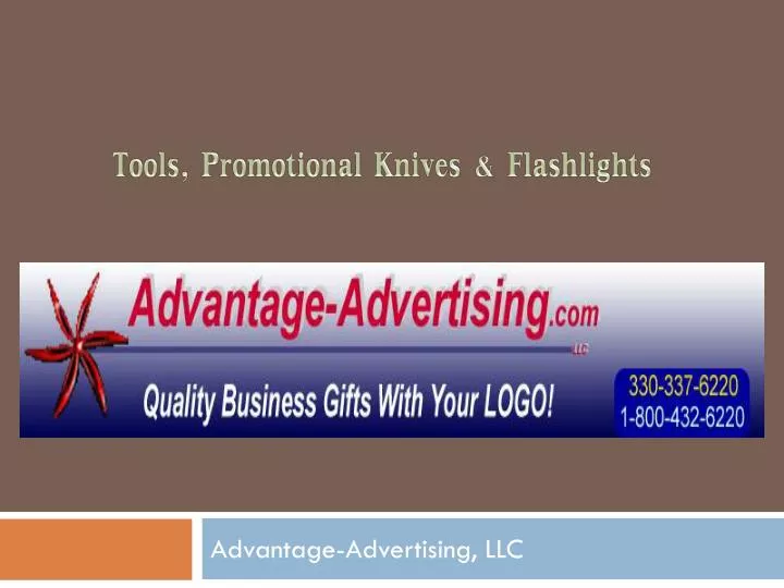 tools promotional knives flashlights
