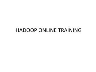 Hadoop Online Training | Online hadoop Training in usa, uk,