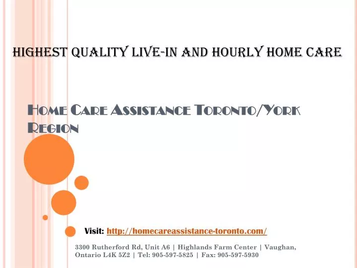 home care assistance toronto york region