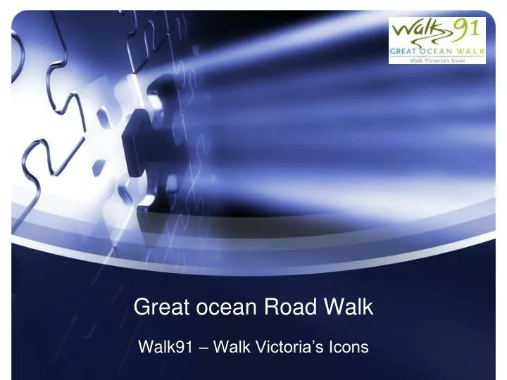 great ocean road walk