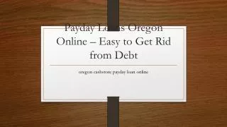 oregon cashstore payday loan online
