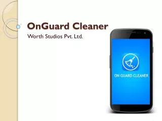 OnGuard Cleaner- RAM Booster | Junk File Cleaner