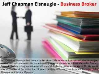 Jeff Chapman Eisnaugle - Business Broker