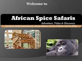 Welcome to African Spice Safaris