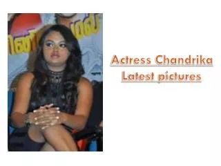 Actress Chandrika latest Pictures| Cinefames