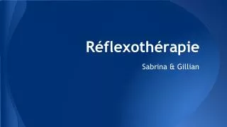 r flexoth rapie