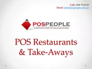 Restaurants Point of Sale System
