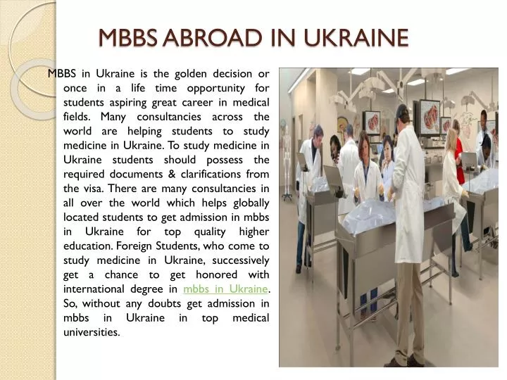 mbbs abroad in ukraine