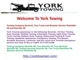 Towing Company Services, Tow Truck and Wrecker Service Plain