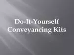Conveyancing Kits - slide 1