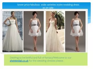 Short Wedding Dresses-Sheinbridal
