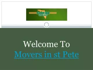 Movers in st Pete