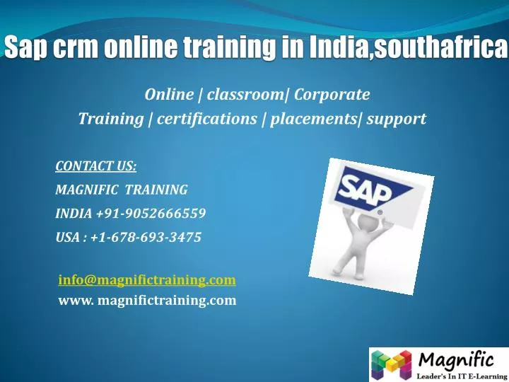 sap crm online training in india southafrica
