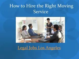 Legal Jobs Los Angeles