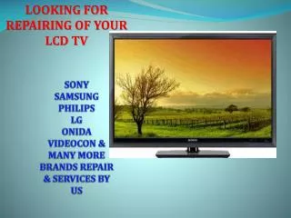 LCD Repair Services in Delhi