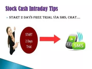 Stock cash Intraday Tips