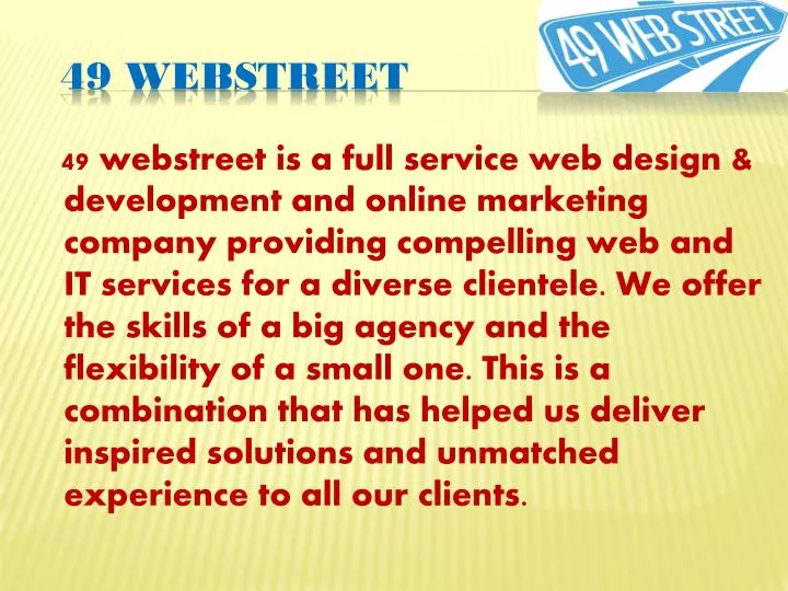 49 webstreet