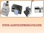 Ricoh Color Printers - slide 1