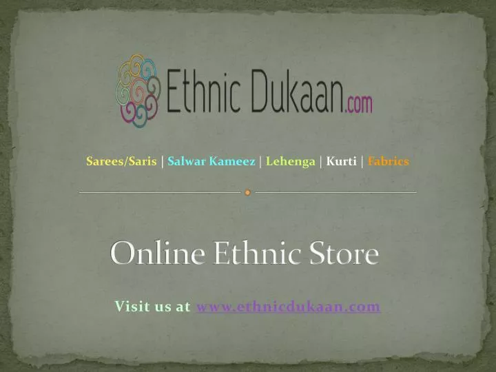 online ethnic store