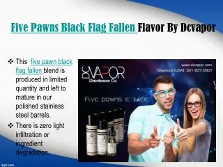 Five Pawns Black Flag Fallen By Dcvapor