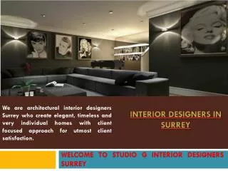 Interior Design In Surrey