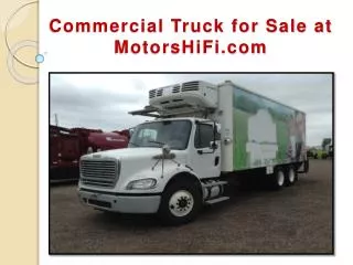 Commercial Truck for Sale