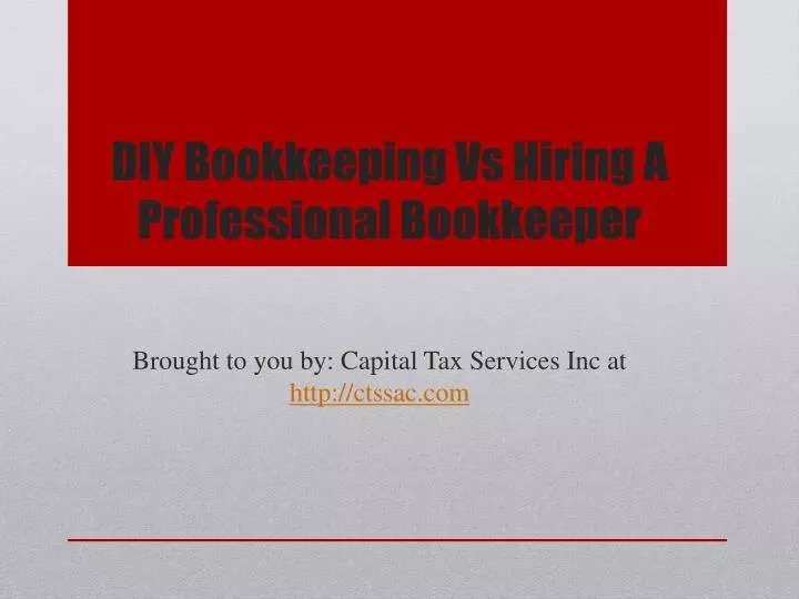 diy bookkeeping vs hiring a professional bookkeeper