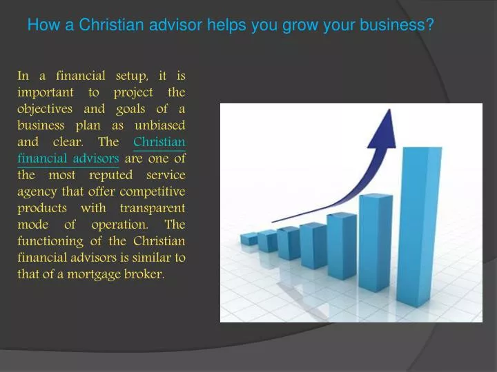how a christian advisor helps you grow your business