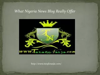 What Nigeria News Blog Really Offer