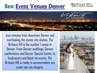 Event Venues Denver