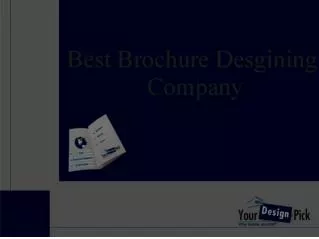 Professional Brochure Designing Company - YourDesignPick