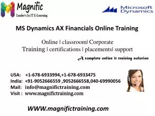 microsoft dynamics ax 2012 financials training