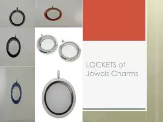 LOCKETS of Jewels Charms