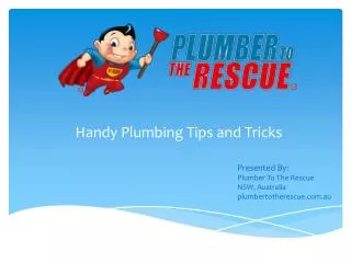 Handy Plumbing Tips and Tricks