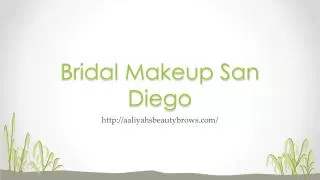 Bridal Makeup San Diego