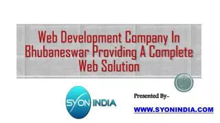 Web Development Company In Bhubaneswar A Complete Web Soluti