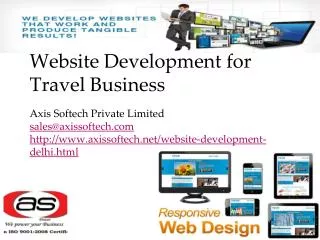 Website Development for Travel Business
