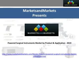 Powered Surgical Instruments Market by Product & Application